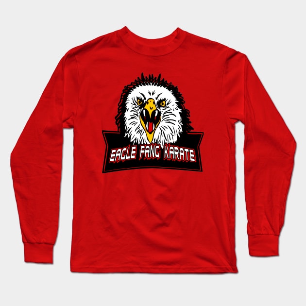 Eagle Fang Karate // Cobra kai Long Sleeve T-Shirt by Mavioso Pattern